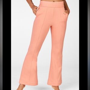 [XL]Fabletics Women's Orange Pink Boot Cut Sweat Pants